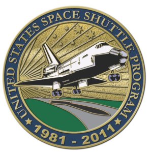 Shuttle Coin, made with metal flown in space
